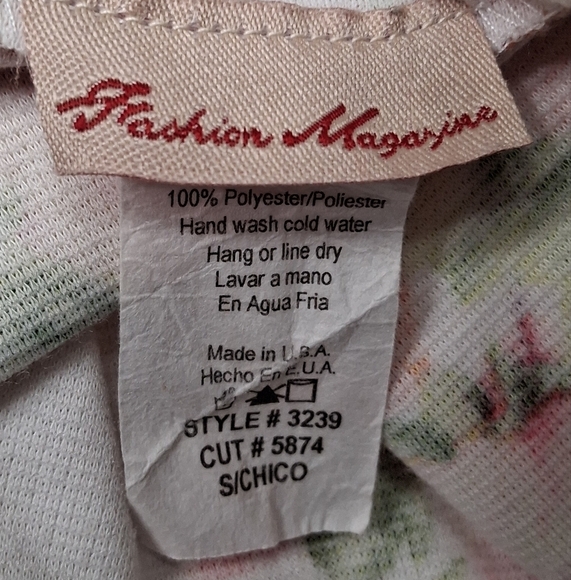 Fashion Magazine Floral Mini Dress 0 - Picture 7 of 7